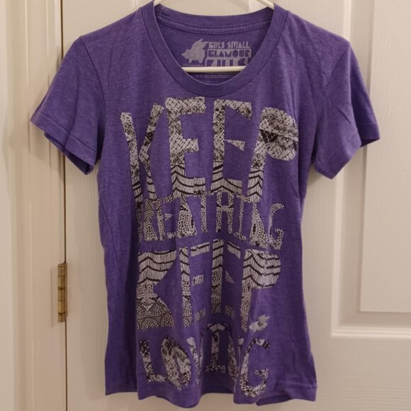 Glamour Kills 'Keep Breathing Keep Loving' Shirt - Picture 1 of 3